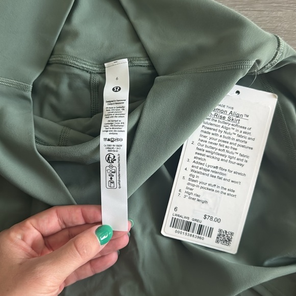 NWT Lululemon Align High Rise Skirt - Picture 4 of 5